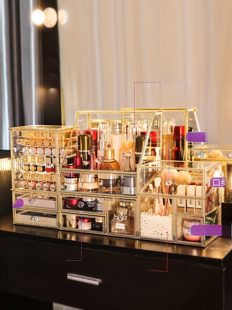 Luxury Glass Cosmetic Storage  - Luxury Skincare Mask review and price