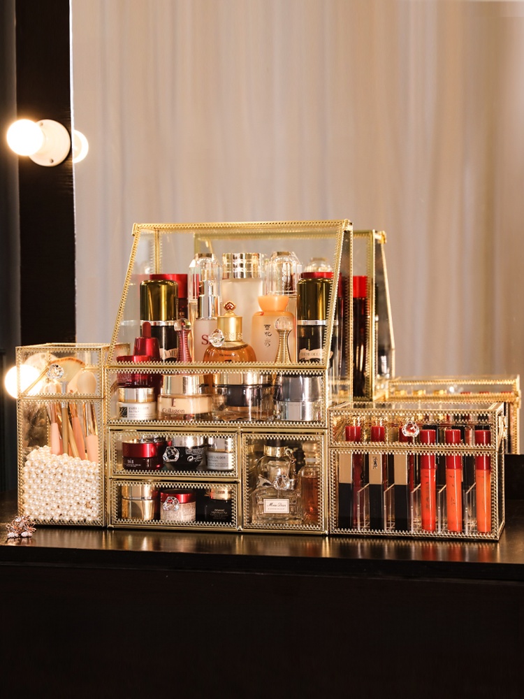 Luxury Glass Cosmetic Storage  - Luxury Skincare Mask review and price