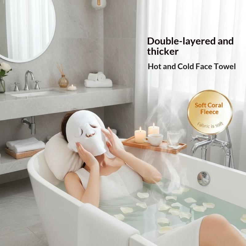 Reusable Hot Cold Compress Fac - Luxury Skincare Mask review and price