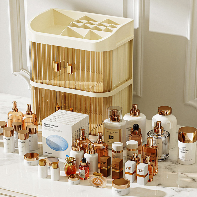 Cosmetics Storage Box Desktop  - Luxury Skincare Mask review and price