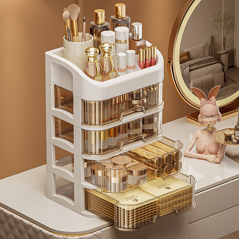 Cosmetics storage box desktop  - Luxury Skincare Mask review and price